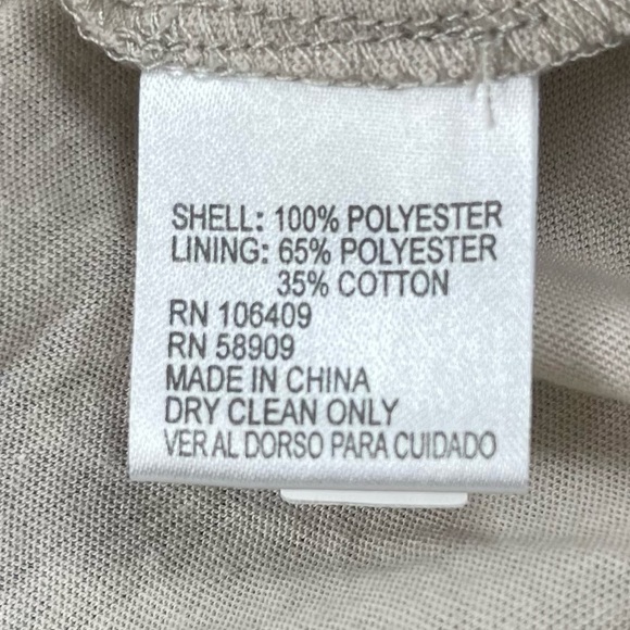 Gianni Bini Dress Womens Medium Black Cream Chevron Chiffon Adele Blissful Beach - Picture 8 of 11